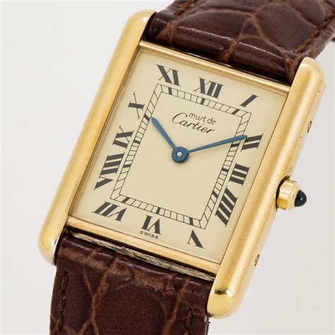 must de cartier tank vintage.